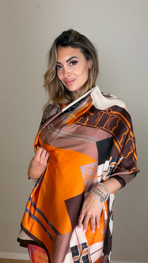 Scialle stile Hermès